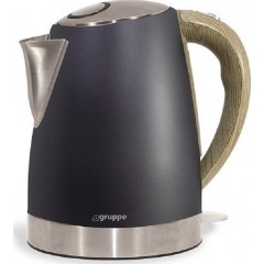 Gruppe EKS17159C (Μαύρος) Βραστήρας 1.7lt 2100W Black/Wood Μαύρος